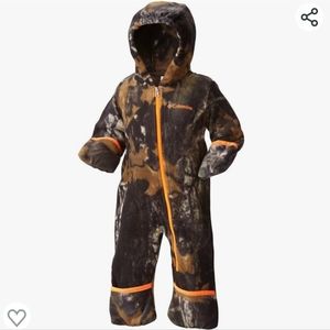 columbia fleece bunting suit 6-12 months baby